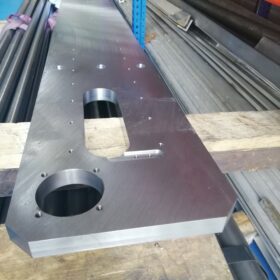 ground plate machining