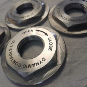 Stainless steel laser marking