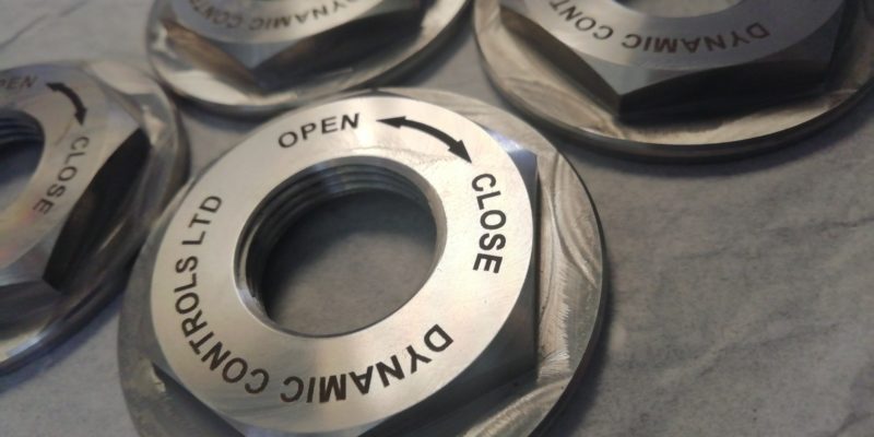 Stainless steel laser marking