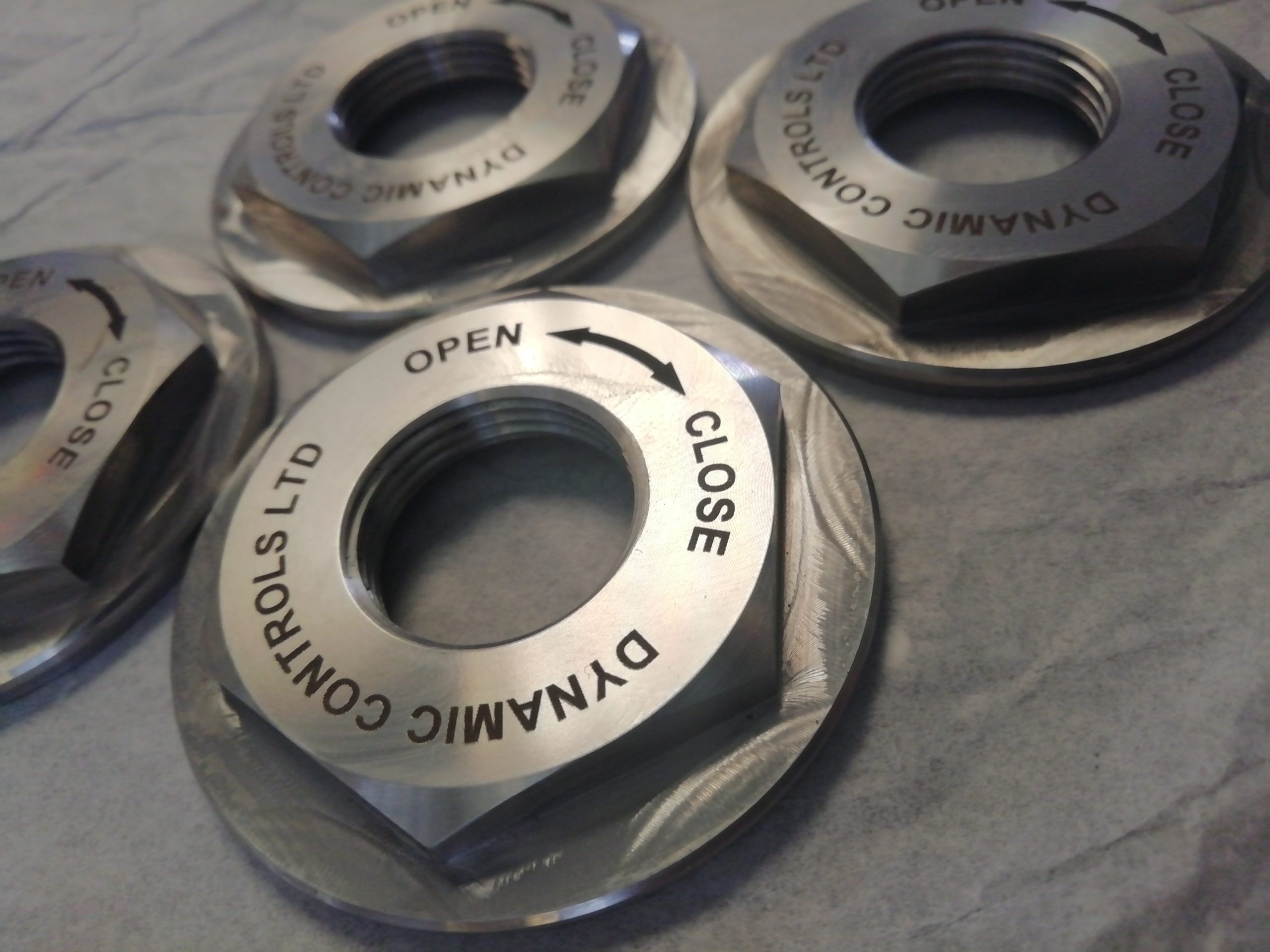 Stainless steel laser marking